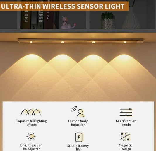 LED PIR Motion Sensor Cabinet with USB Rechargeable
